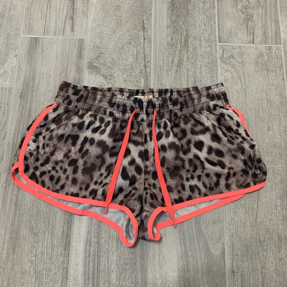 Op Leopard Print Athletic Shorts